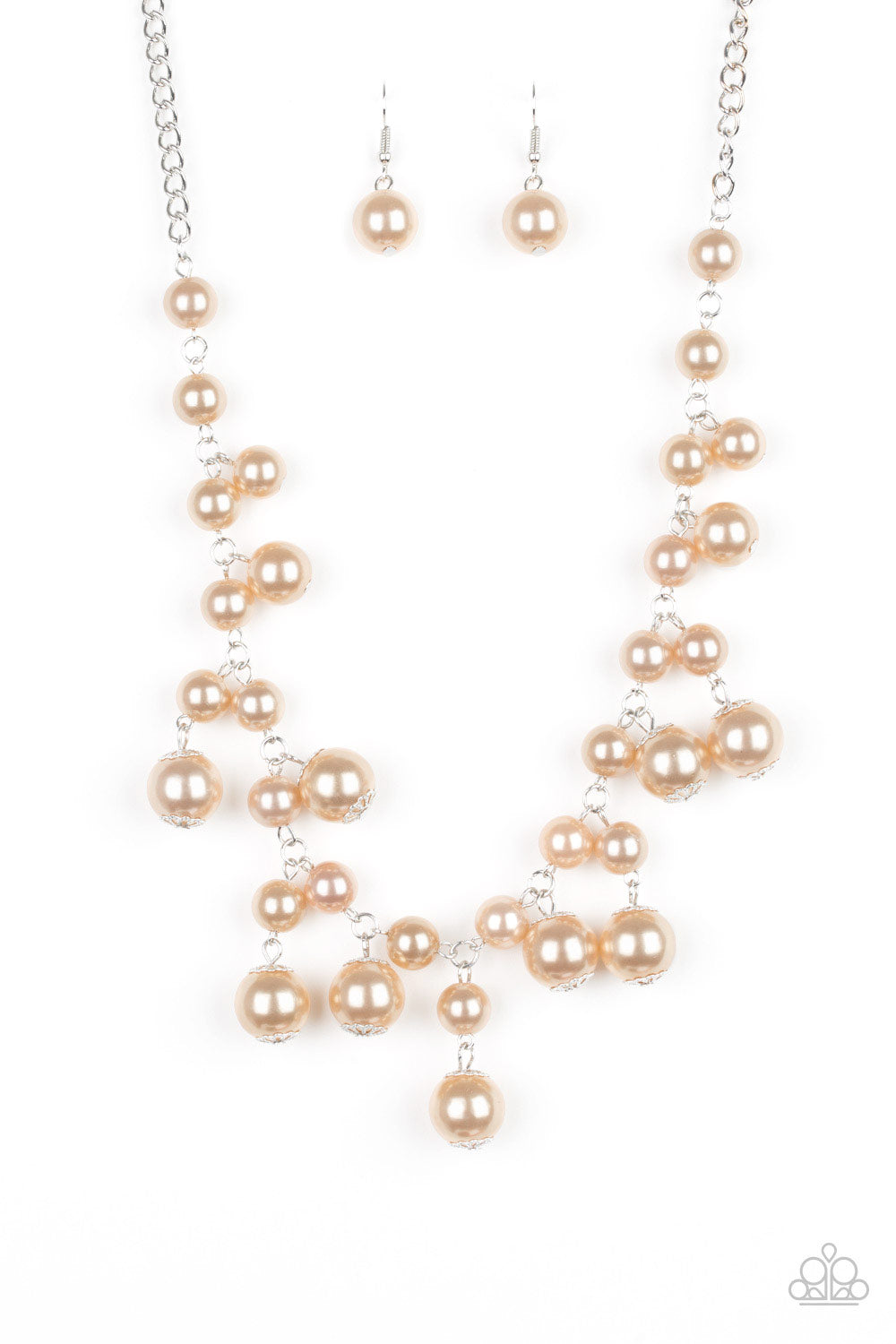 Soon To Be Mrs. - Brown Paparazzi Necklace Set