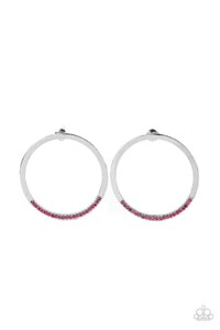 Spot On Opulence - Pink Paparazzi Earrings