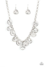 Load image into Gallery viewer, Spot On Sparkle - White Paparazzi Necklace set
