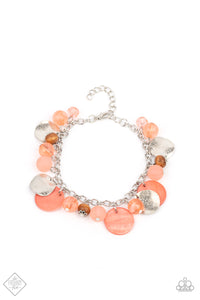 Springtime Springs - Orange Paparazzi Bracelet