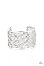 Load image into Gallery viewer, Stacked Sensation - Silver Paparazzi Bracelet
