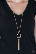 Load image into Gallery viewer, Straight To The Top - Gold Paparazzi Necklace Set
