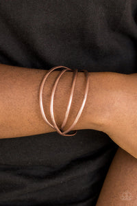 Take A CATWALK - Copper Paparazzi Bracelet