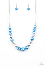 Load image into Gallery viewer, Take Note - Blue Paparazzi Necklace Set
