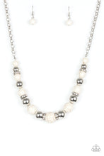 Load image into Gallery viewer, The Ruling Class - White Paparazzi Necklace Set
