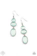 Load image into Gallery viewer, Tiers Of Tranquility - Blue Paparazzi Earrings
