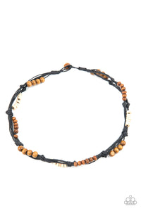 Tiki Tour - Black Paparazzi Necklace