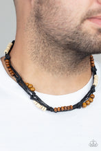 Load image into Gallery viewer, Tiki Tour - Black Paparazzi Necklace
