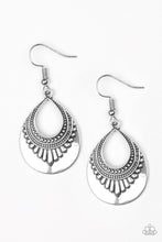 Load image into Gallery viewer, Totally Terrestrial - Silver Paparazzi Earrings
