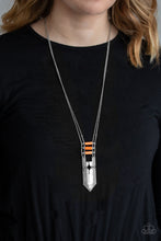 Load image into Gallery viewer, Triassic Era - Orange Paparazzi Necklace Set
