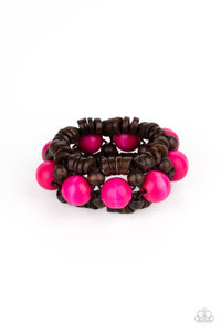 Tropical Temptations - Pink Paparazzi Bracelet