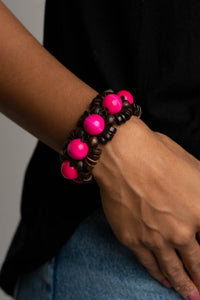 Tropical Temptations - Pink Paparazzi Bracelet