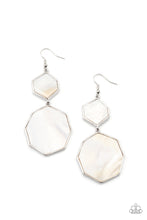 Load image into Gallery viewer, Vacation Glow - White Paparazzi Earrings
