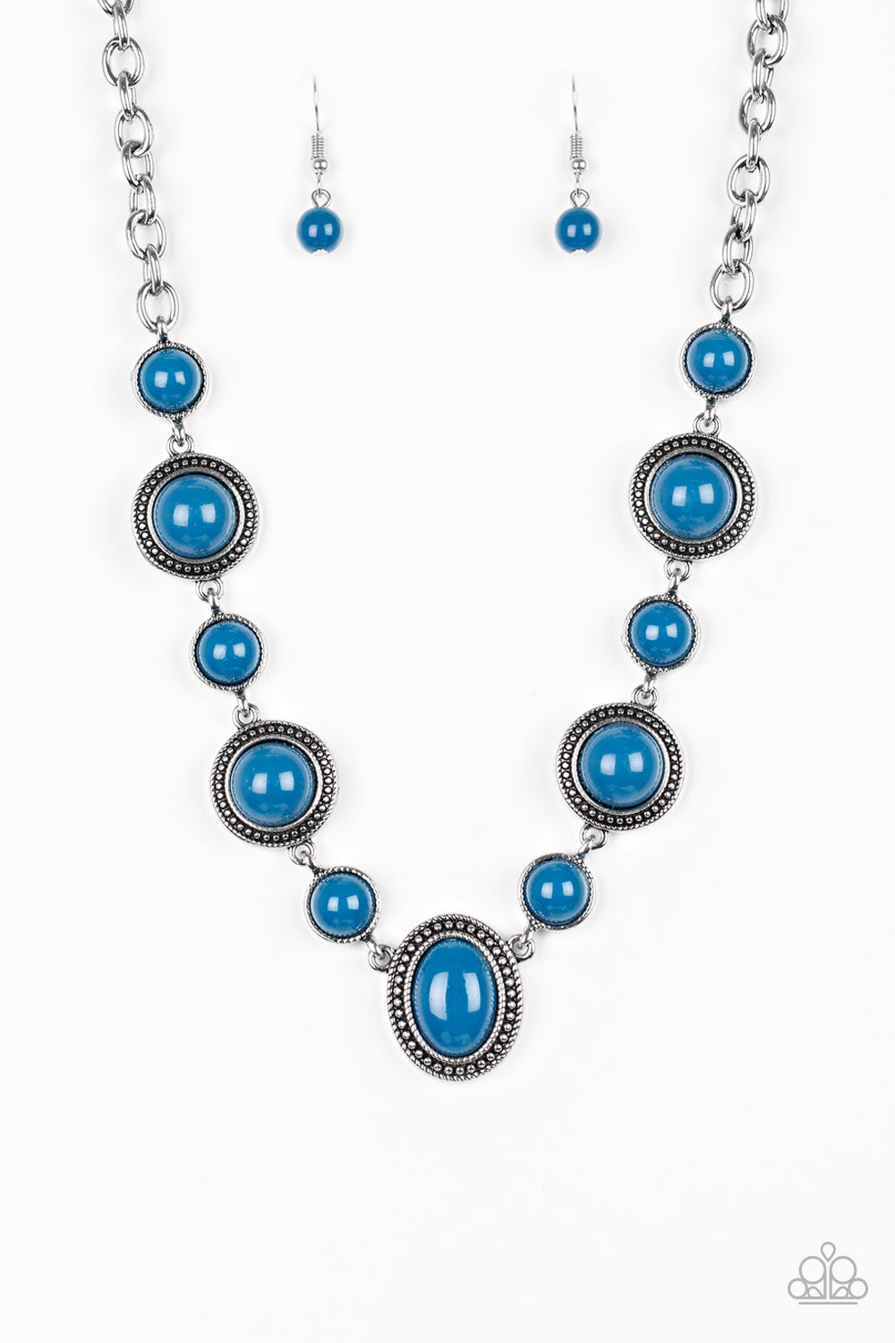 Voyager Vibes - Blue Paparazzi Necklace Set