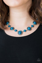 Load image into Gallery viewer, Voyager Vibes - Blue Paparazzi Necklace Set
