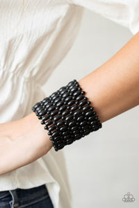 Way Down In Kokomo - Black Paparazzi Bracelet