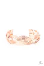 Load image into Gallery viewer, Woven Wonder - Copper Paparazzi Bracelet
