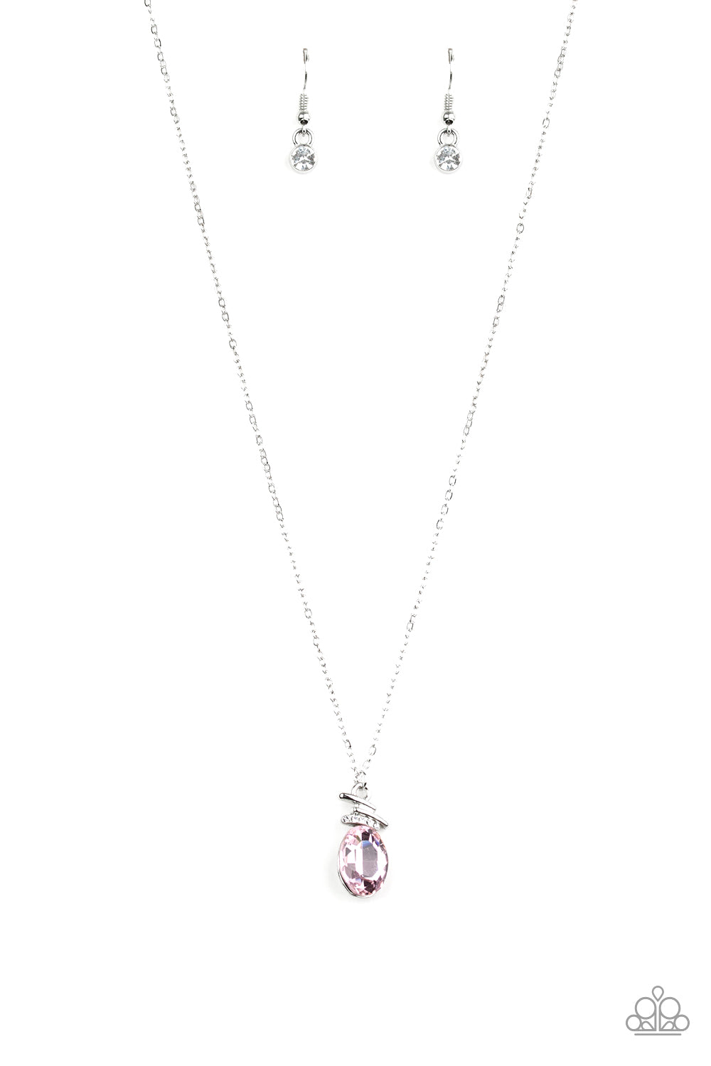 Diamonds For Days - Pink Paparazzi Necklace Set